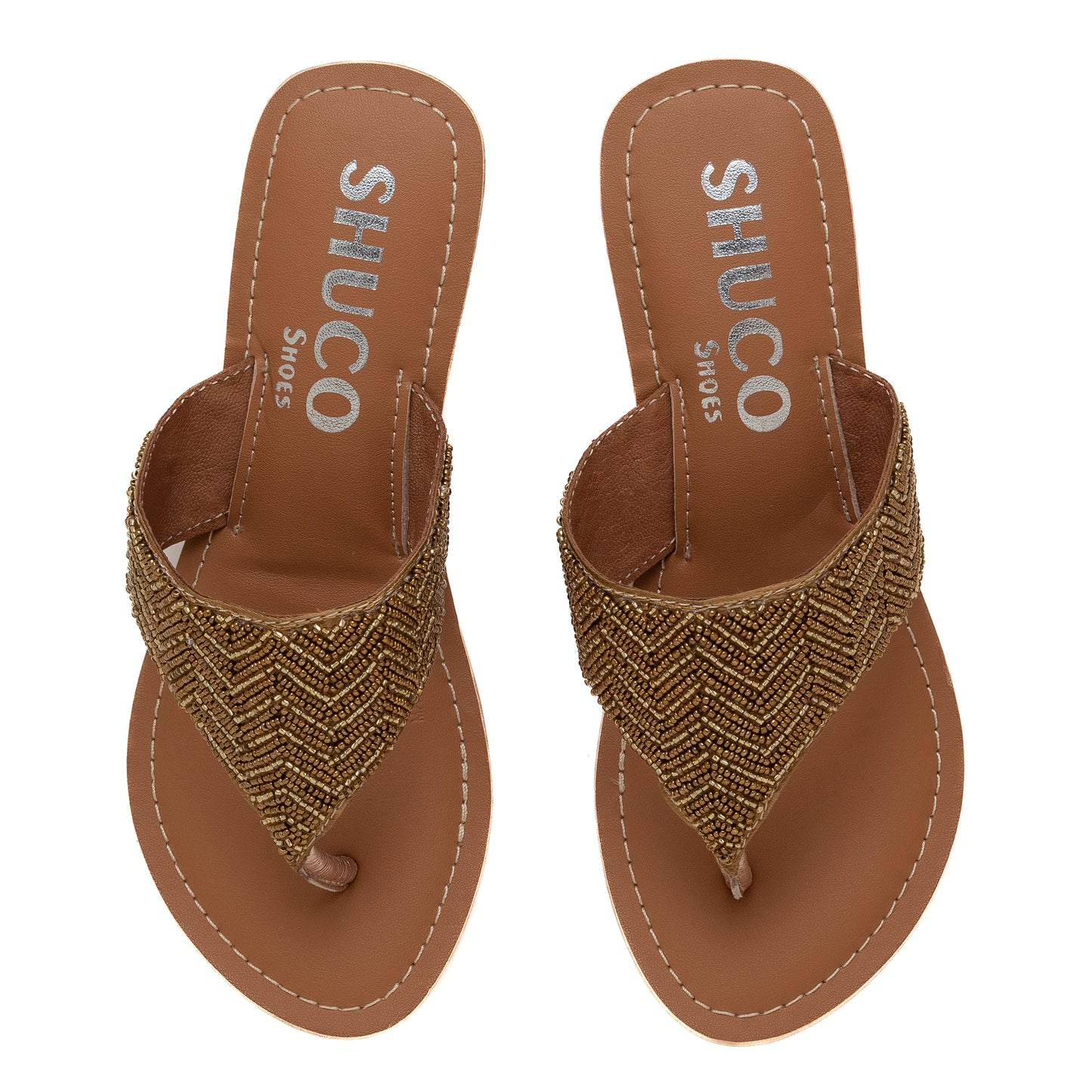 RENEE ANTIQUE EMBROIDERED HEEL SANDAL