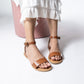 GLORY TAN FLAT SANDAL