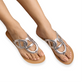 ELIZA SILVER FLAT SANDAL