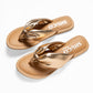 EMMY ROSEGOLD FLAT SANDAL