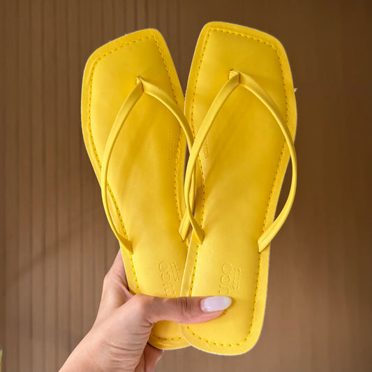 CIARA YELLOW FLAT SANDAL