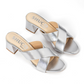 LINDA SILVER HEEL SANDAL