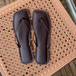 CIARA COFFEE BROWN FLAT SANDAL