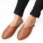 LILY TAN BURNISHED FLAT MULE