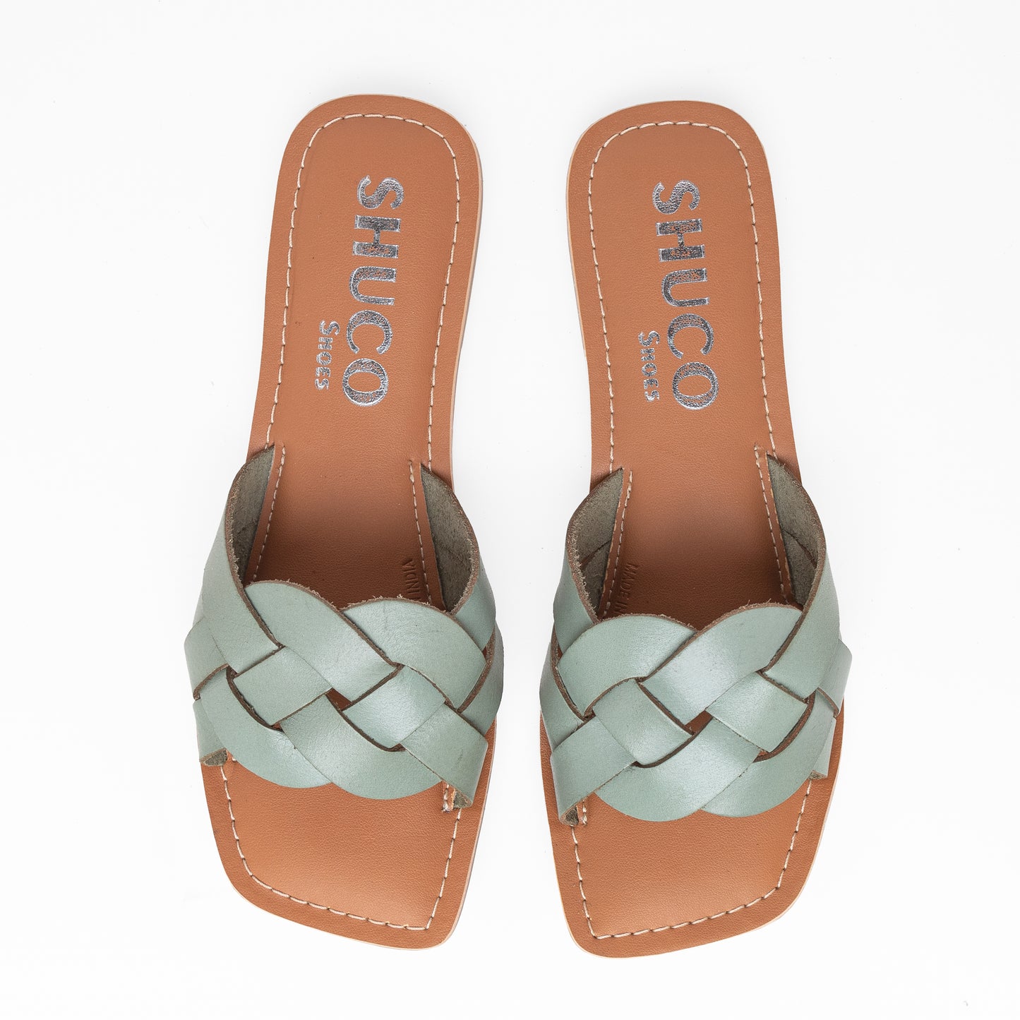 LEA MINT FLAT SANDAL