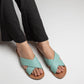 BRIANA ARCTIC BLUE FLAT SANDAL