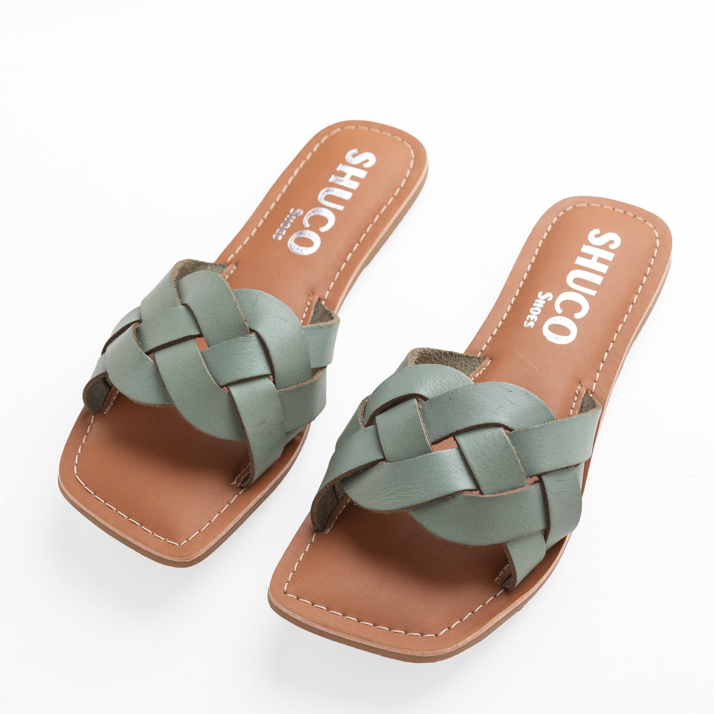 LEA MINT FLAT SANDAL