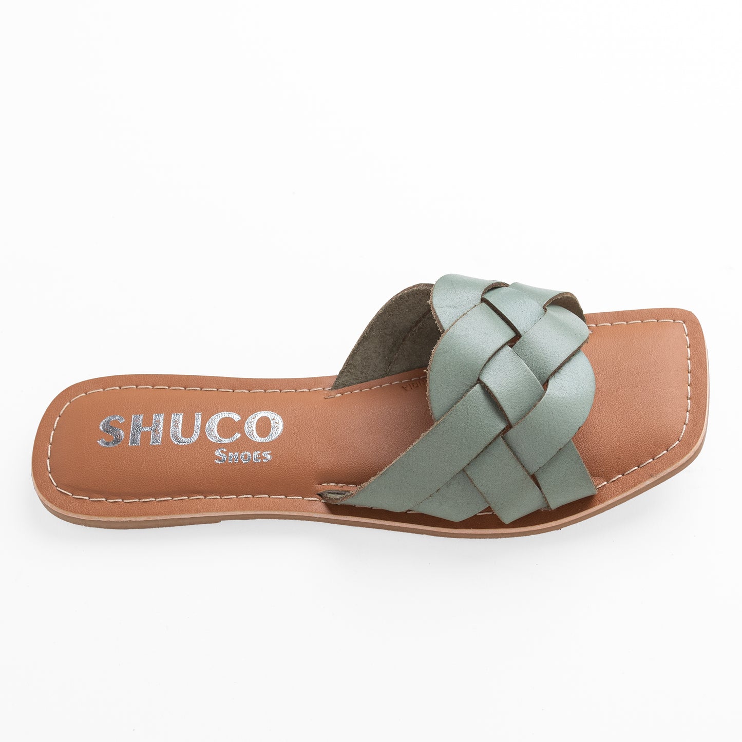 LEA MINT FLAT SANDAL