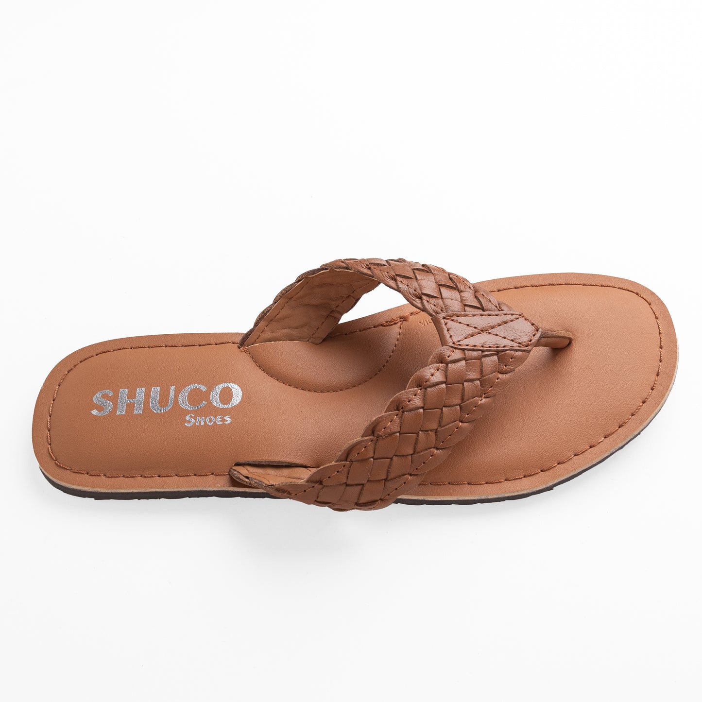 APOLLO TAN FLAT SANDAL