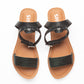 GLORY EMERALD/BLACK FLAT SANDAL