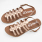 CARLY ROSEGOLD FLAT SANDAL