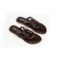 ELIZA DARK BROWN FLAT SANDAL