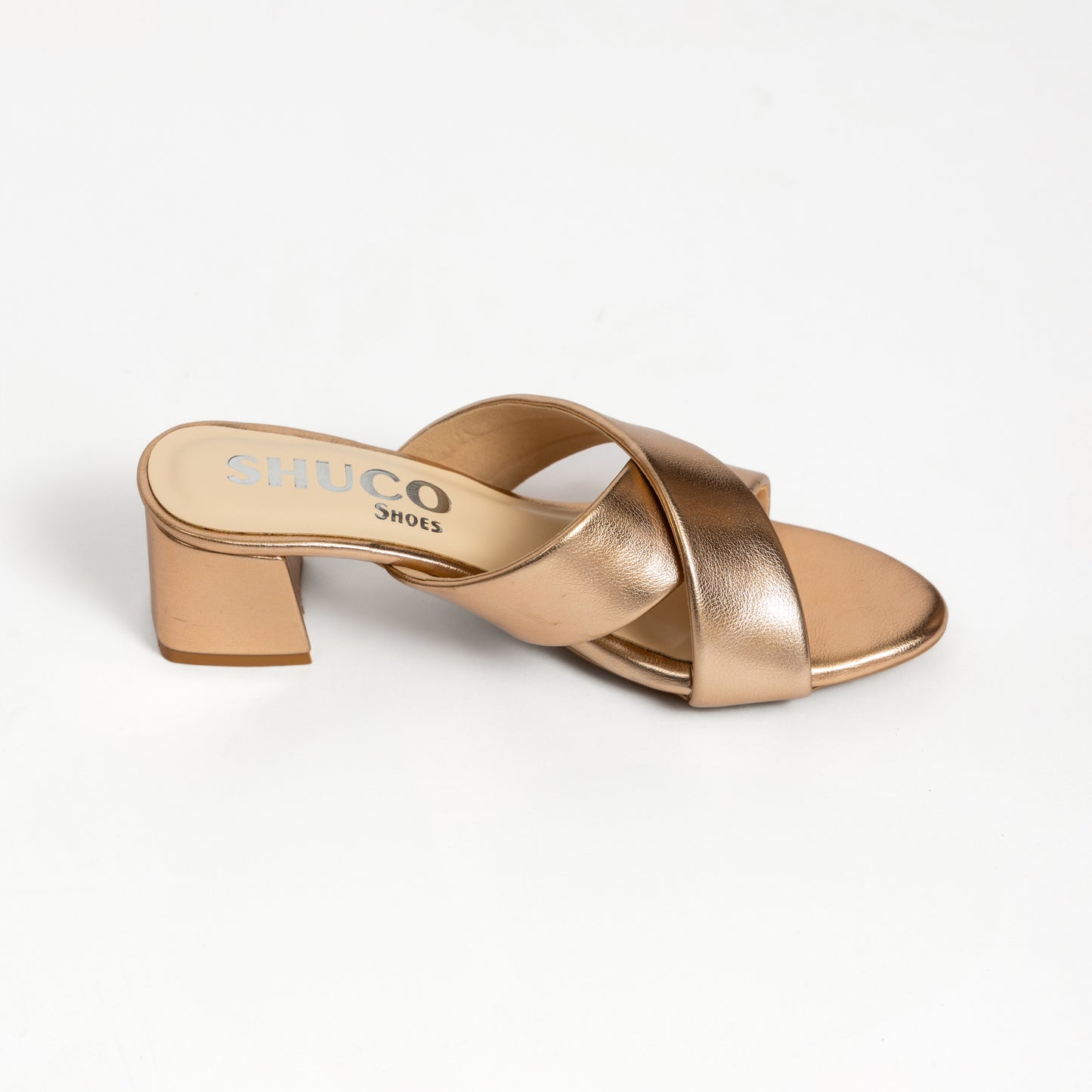 LINDA ROSEGOLD HEEL SANDAL