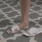 KELLY WHITE FLAT SANDAL