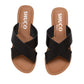 BRIA BLACK FLAT SANDAL