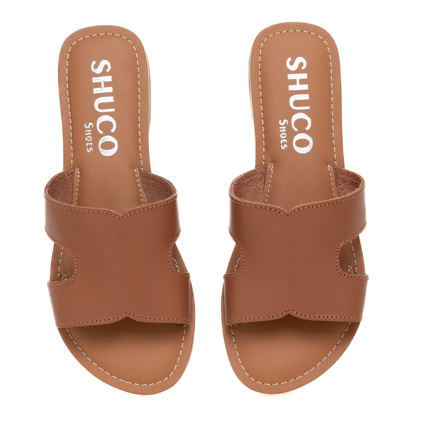 KARA TOBACCO FLAT SANDAL