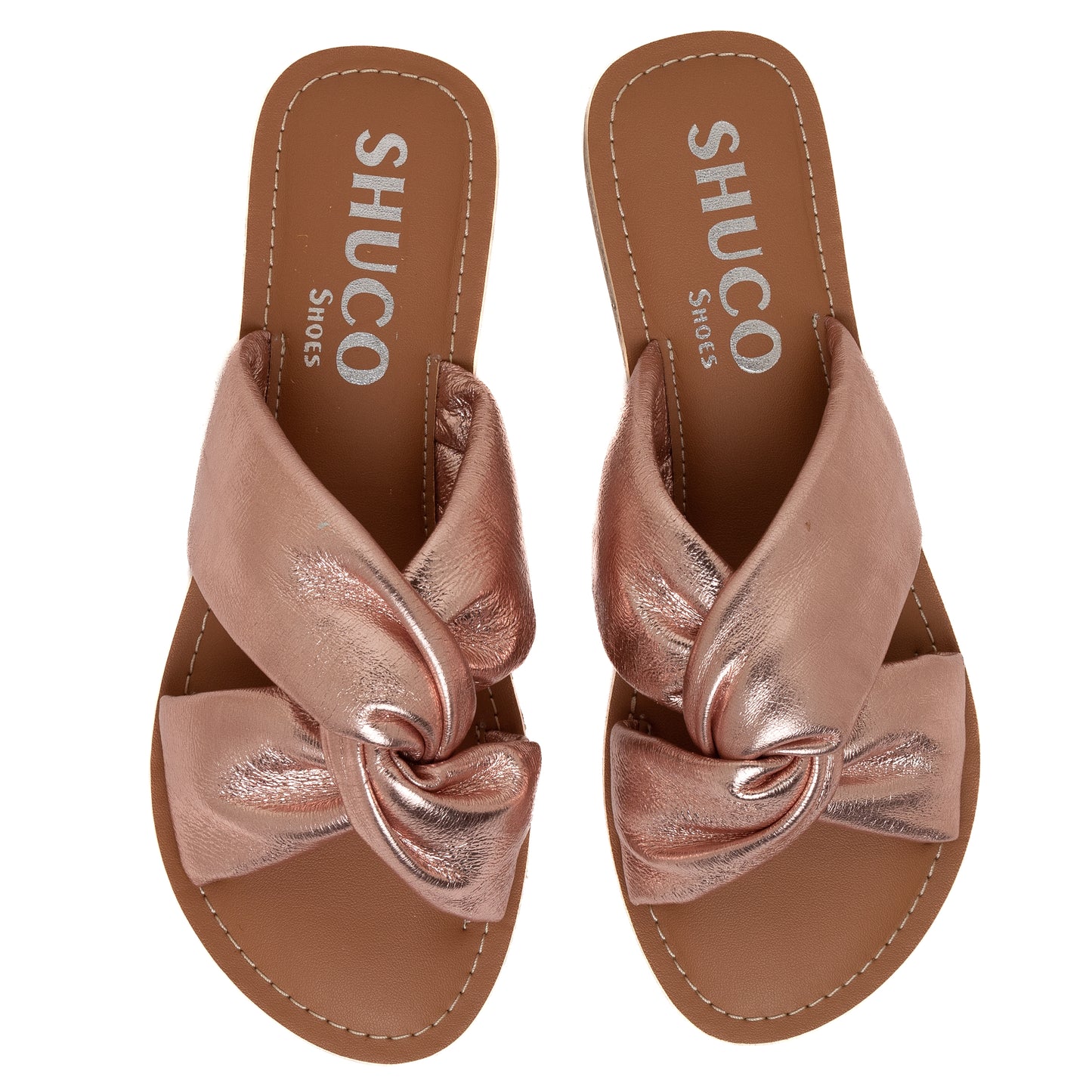 CLEO ROSEGOLD FLAT SANDAL