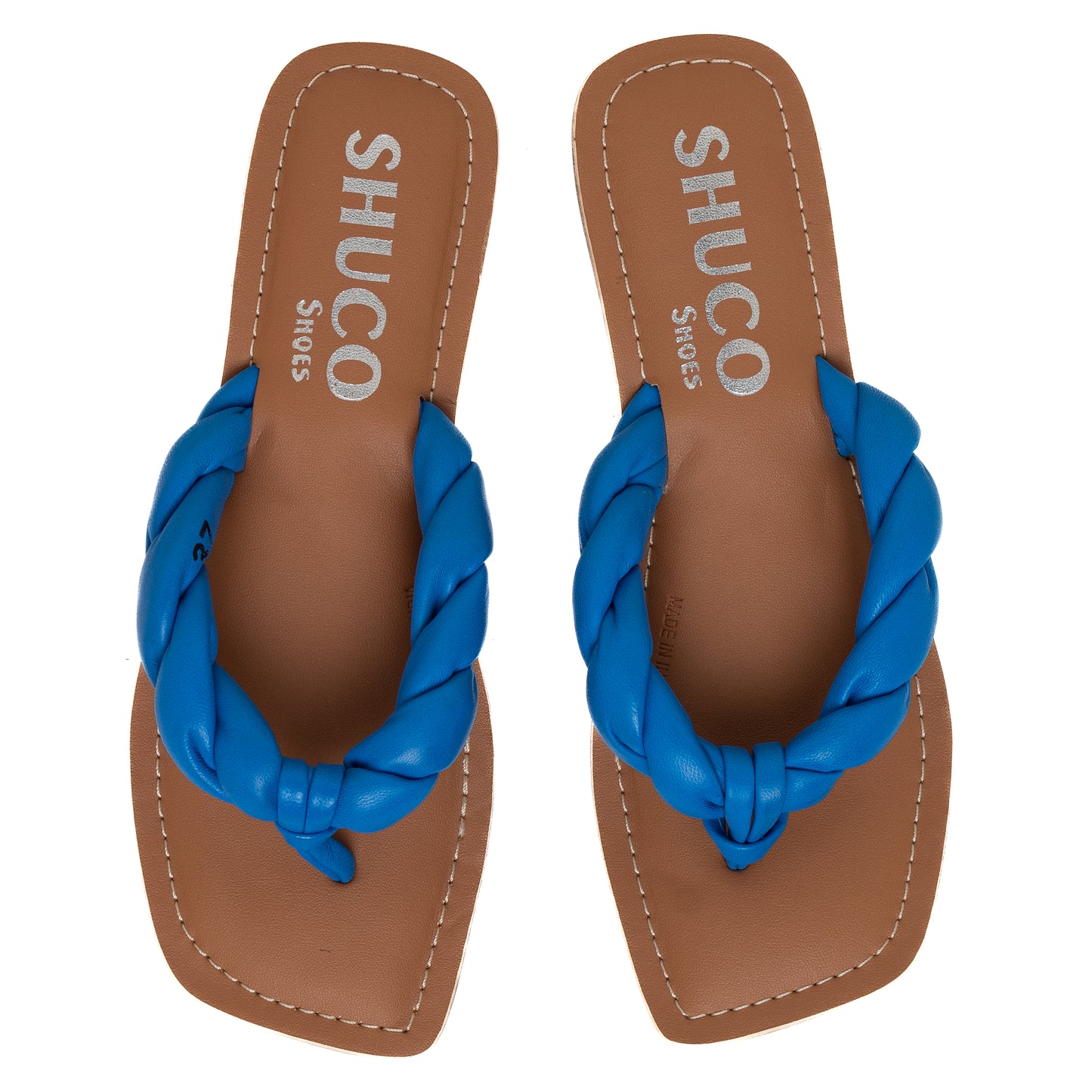 MAYA BLUE FLAT SANDAL