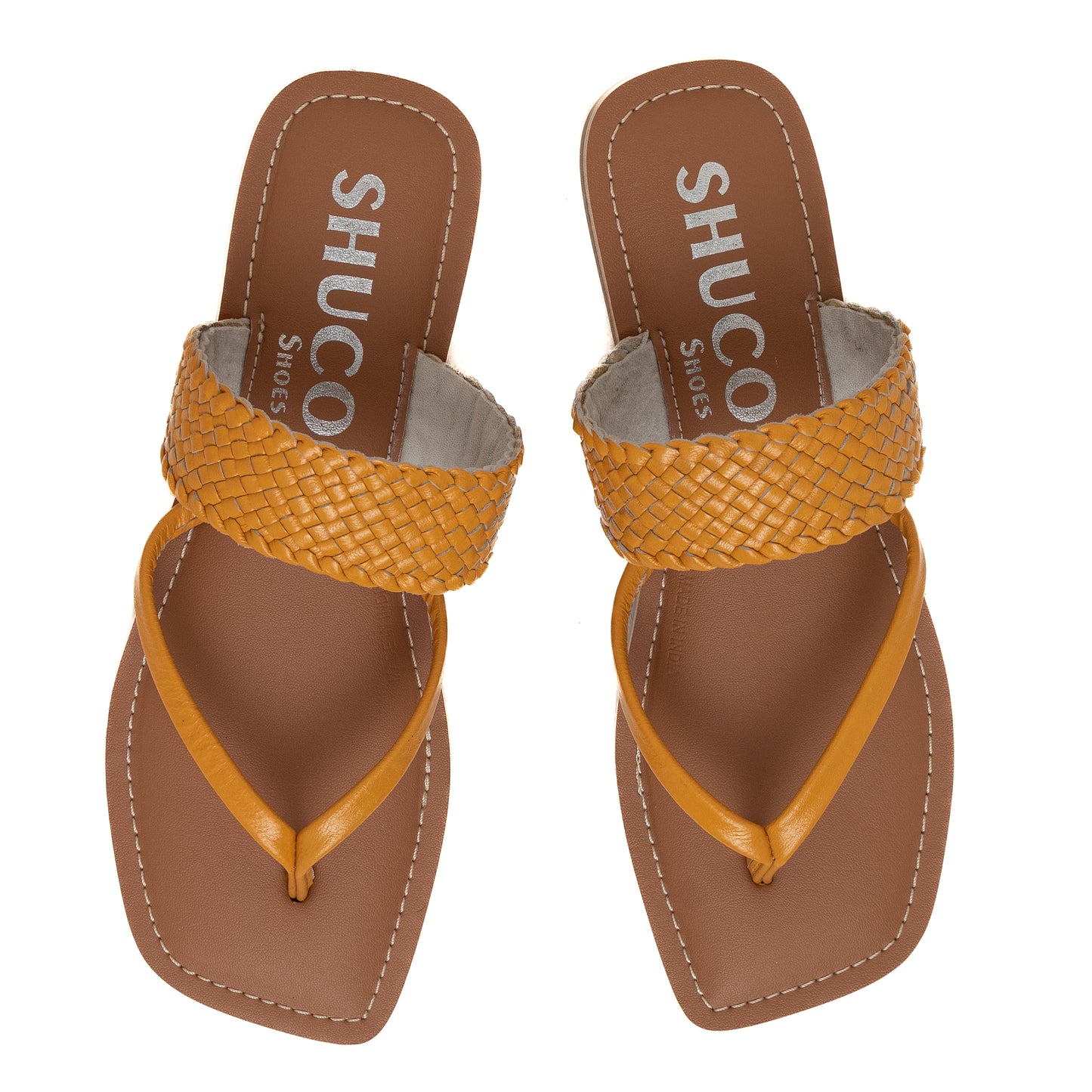 CAPRI MUSTARD FLAT SANDAL