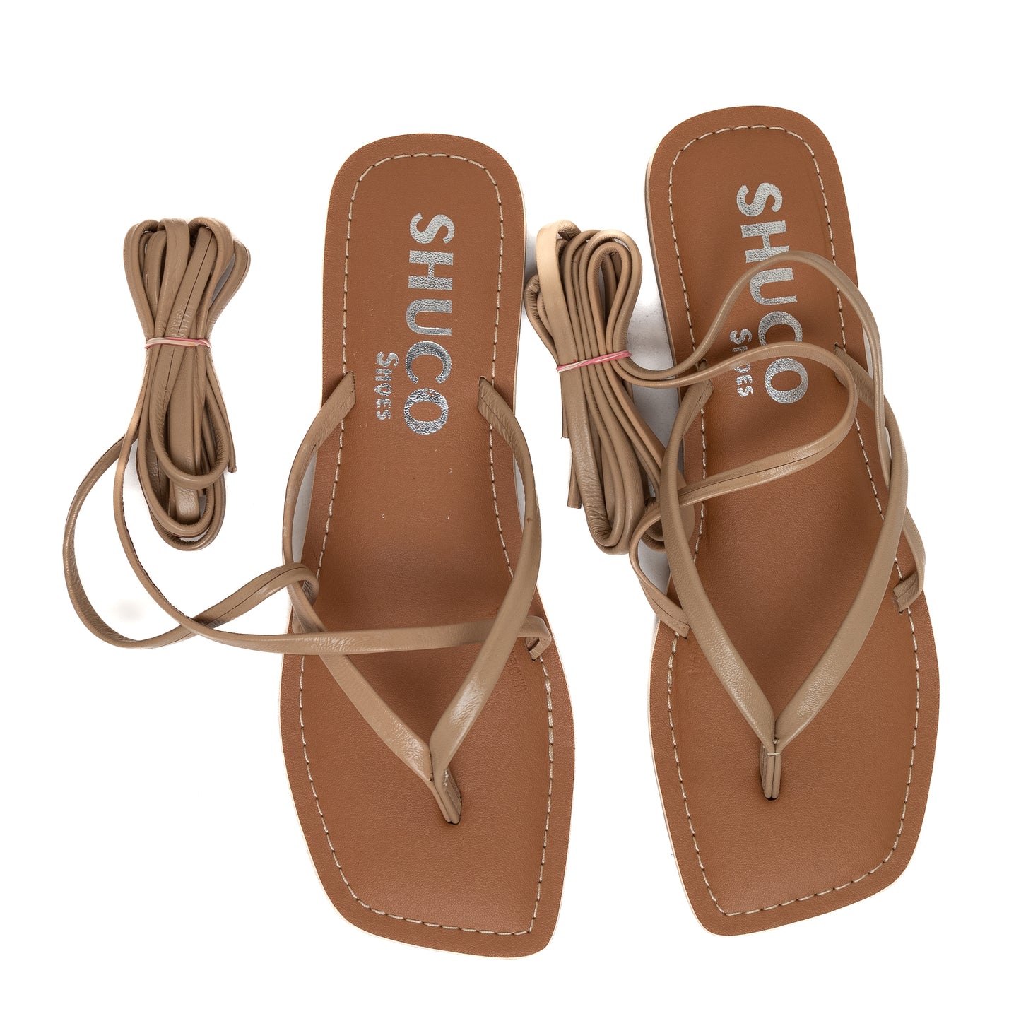 NOLA NUDE FLAT SANDAL