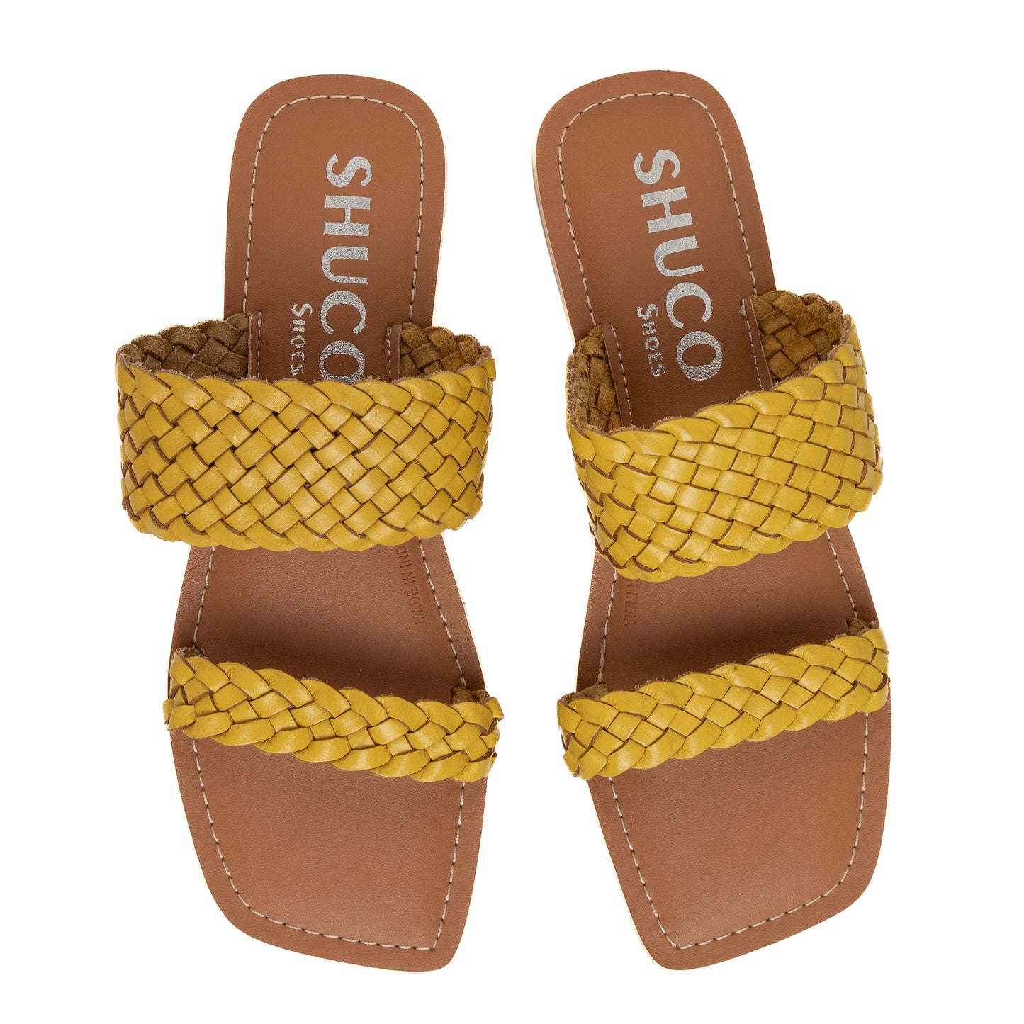 JEN YELLOW FLAT SANDAL