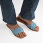 LEA BABY BLUE FLAT SANDAL