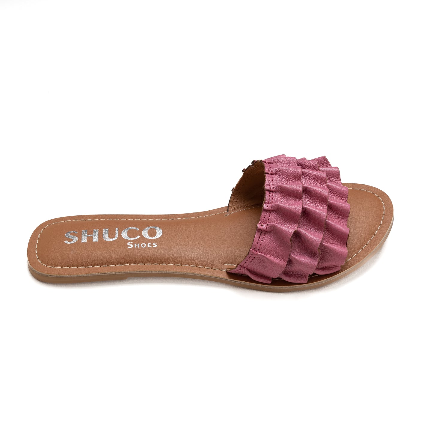 FLORA PINK FLAT SANDAL