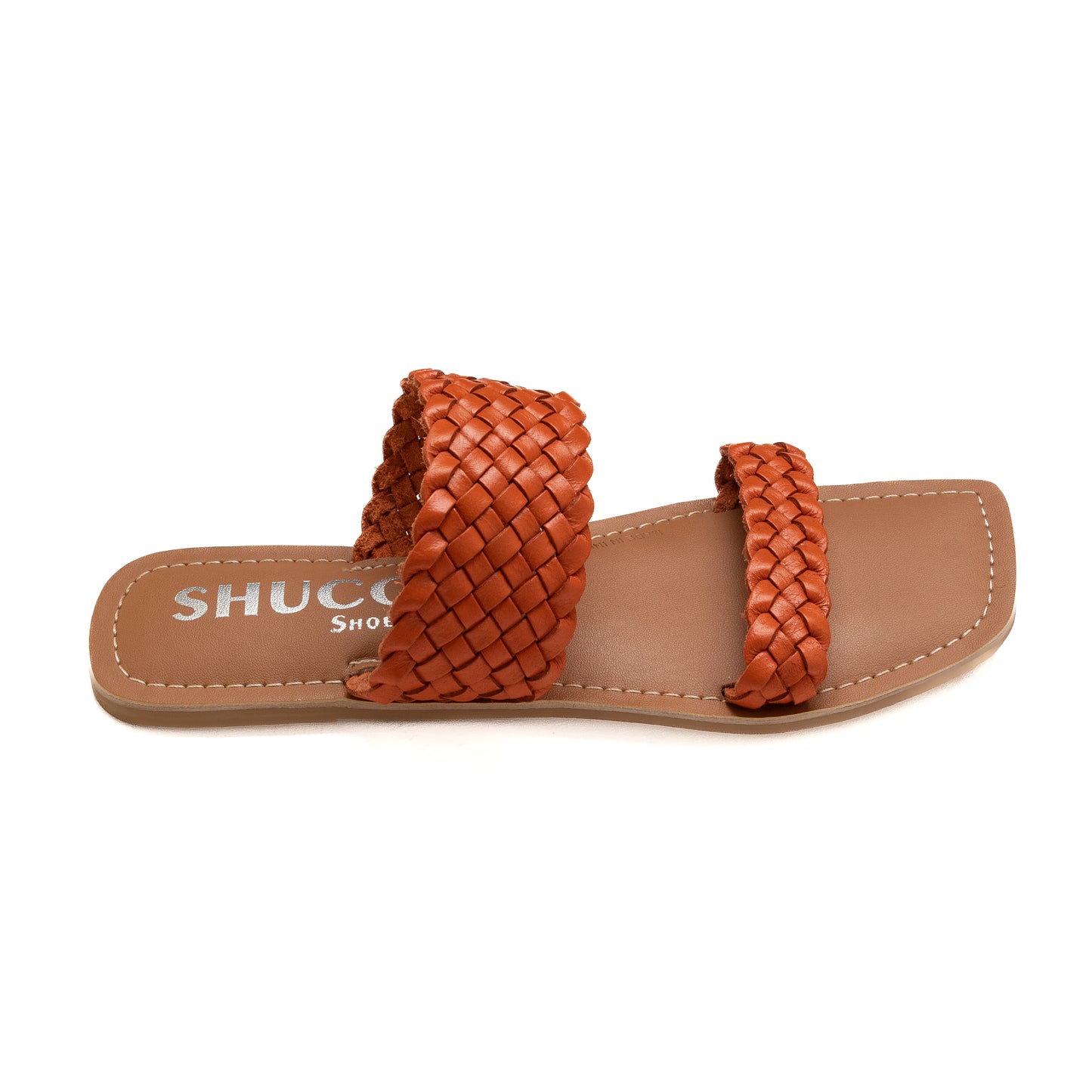 JEN ORANGE FLAT SANDAL