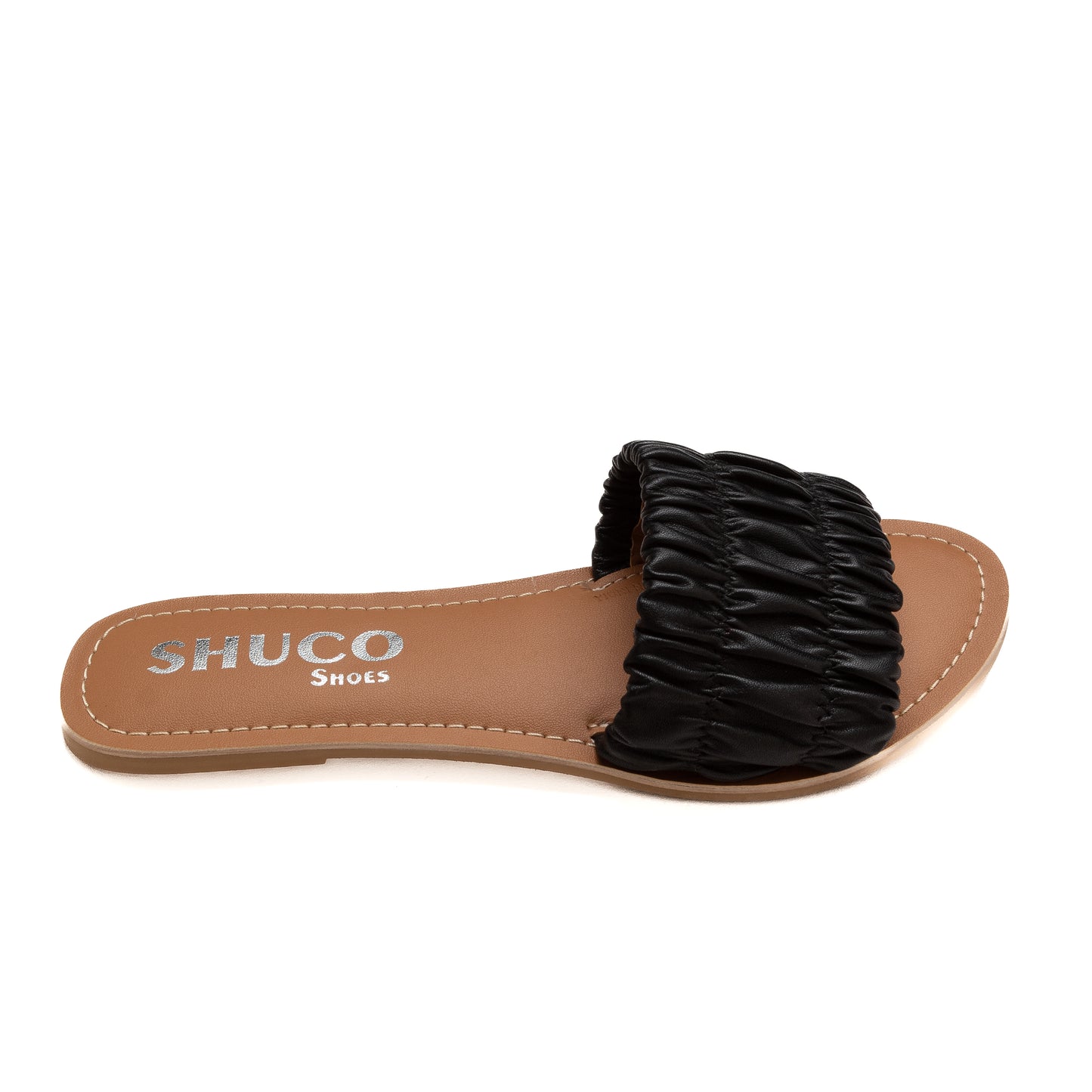 AARYA BLACK FLAT SANDAL