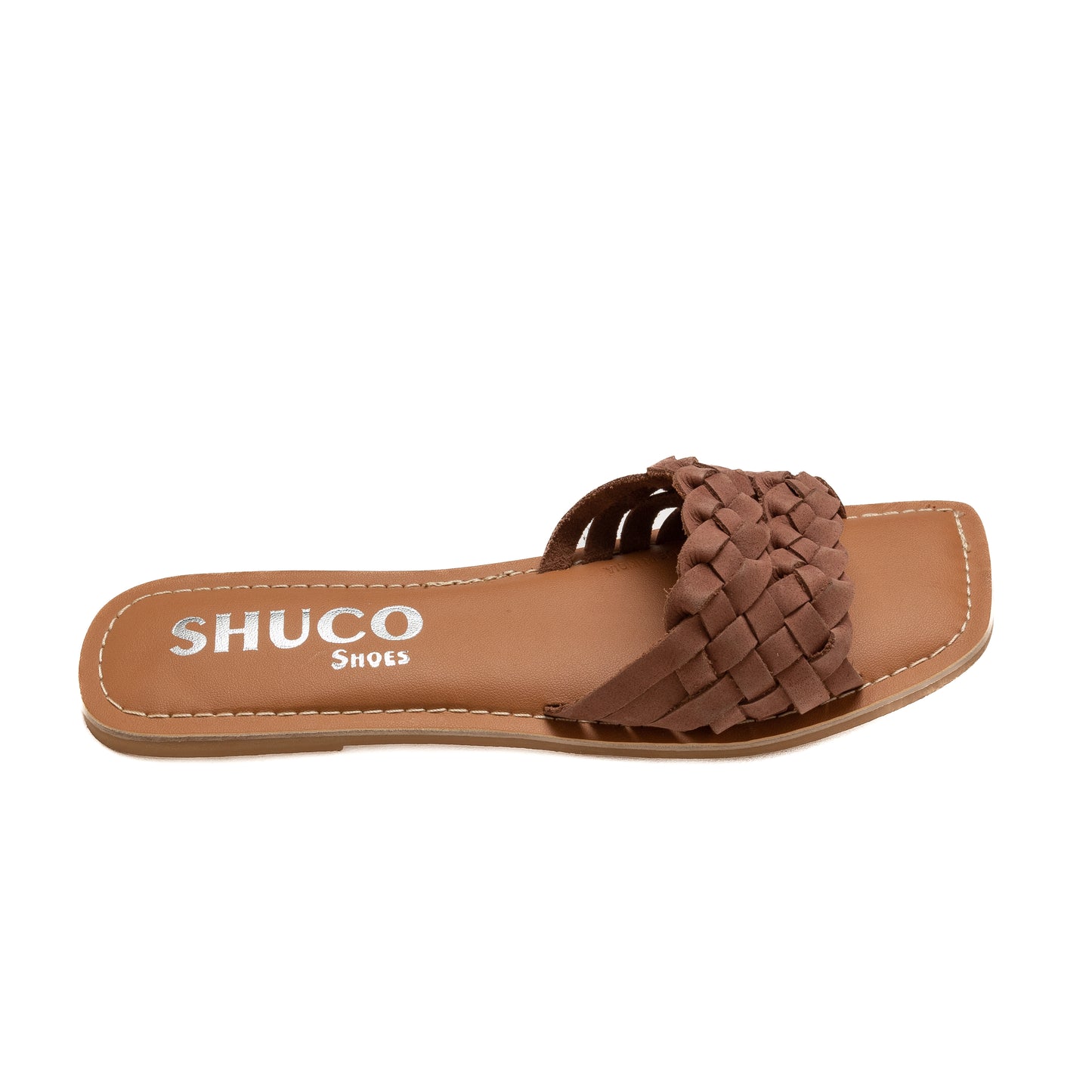 ZORA BROWN NUBUCK FLATSANDAL