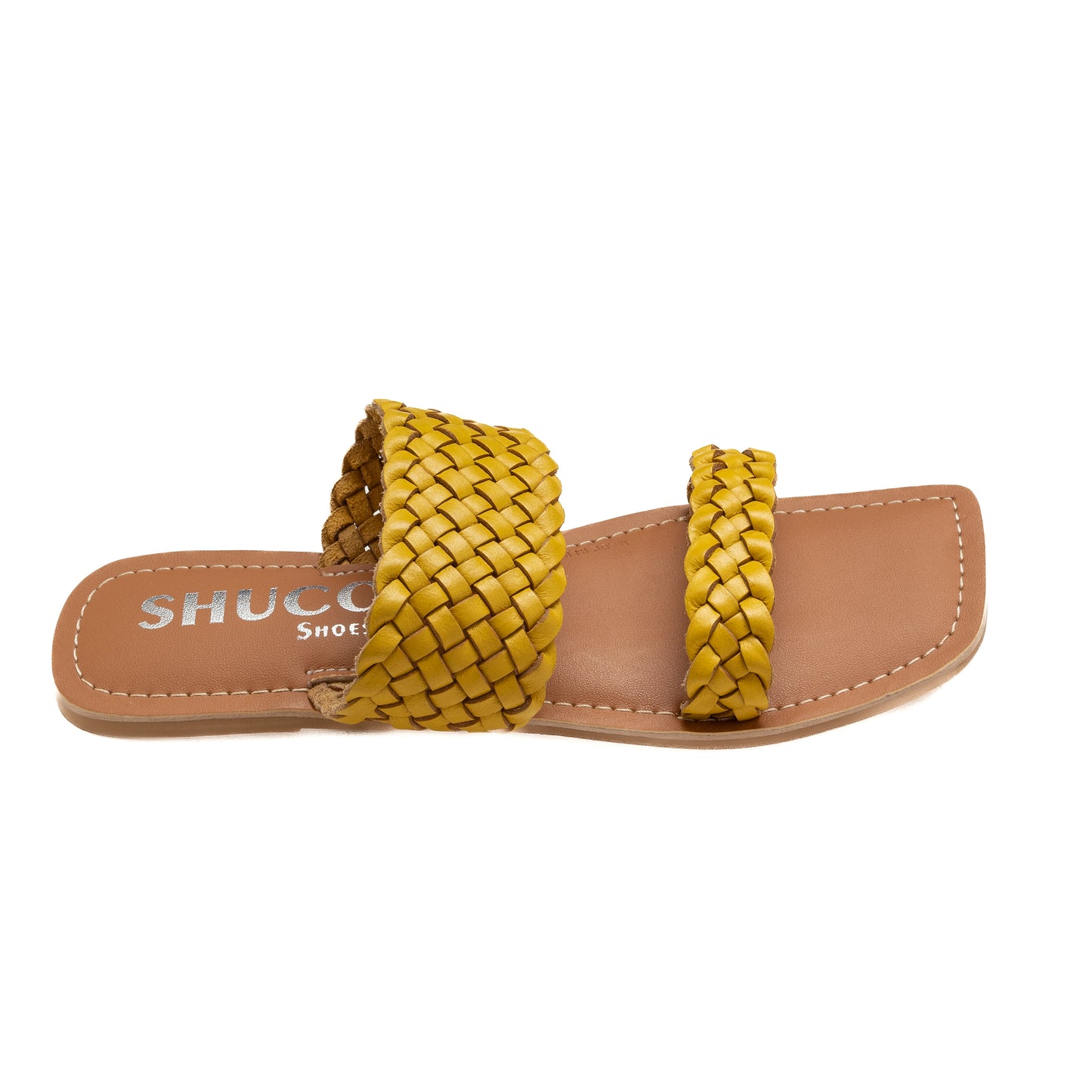 JEN YELLOW FLAT SANDAL