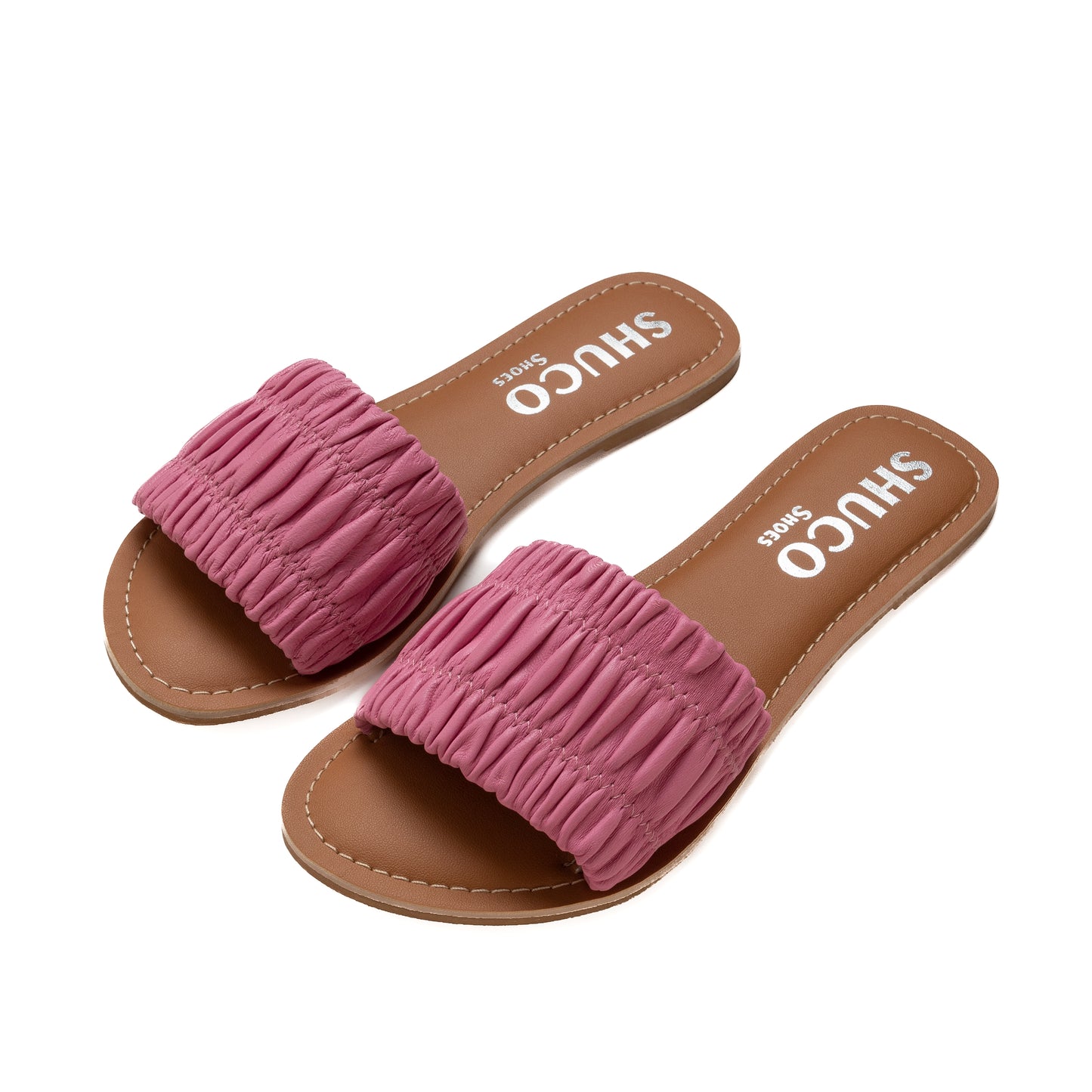 AARYA BUBBLEGUM FLAT SANDAL