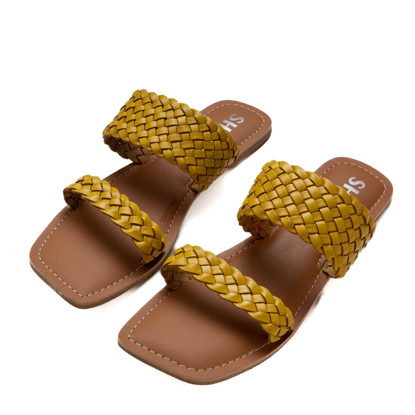 JEN YELLOW FLAT SANDAL