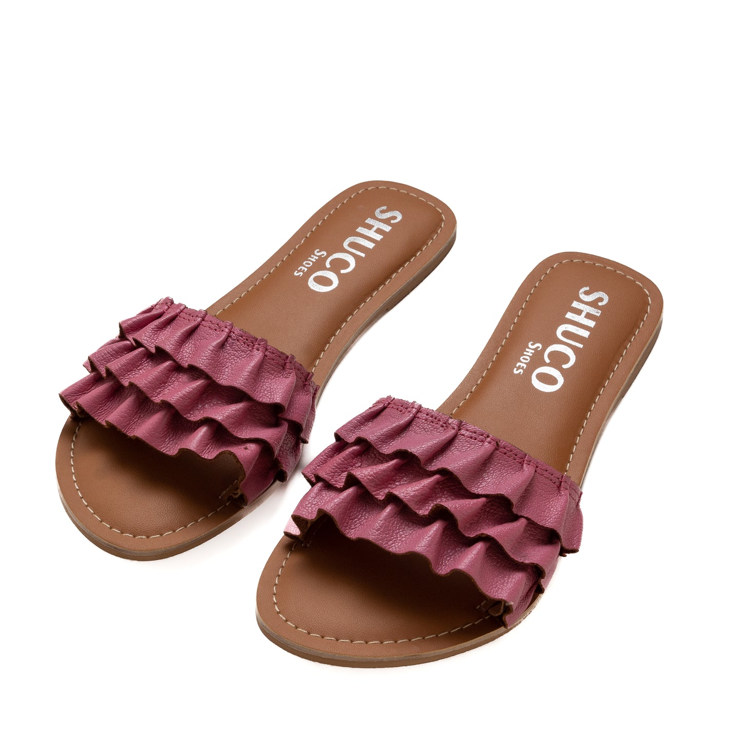 FLORA PINK FLAT SANDAL