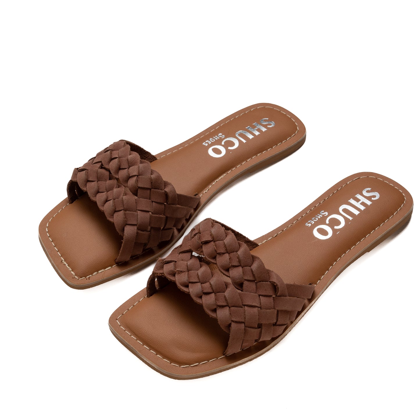 ZORA BROWN NUBUCK FLATSANDAL