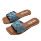 LEA BABY BLUE FLAT SANDAL