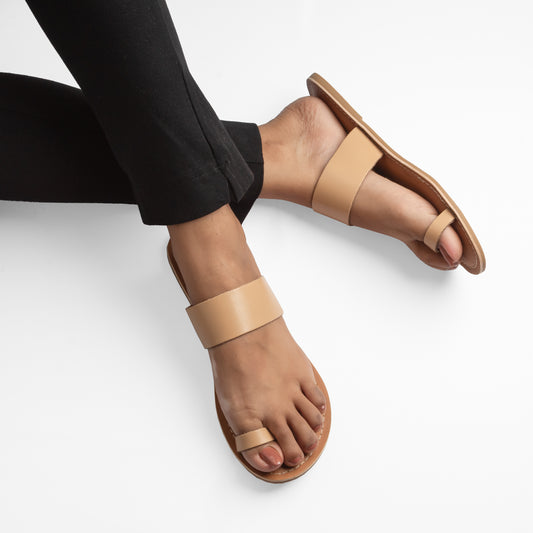 DEMI NUDE FLAT SANDAL