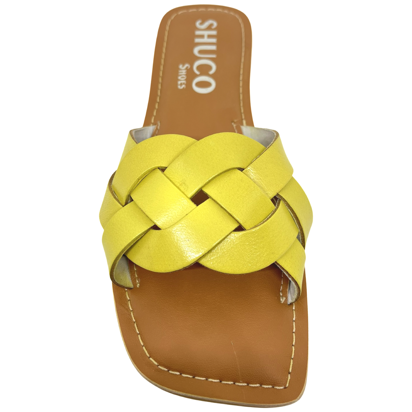 LEA YELLOW FLAT SANDAL