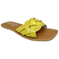 LEA YELLOW FLAT SANDAL