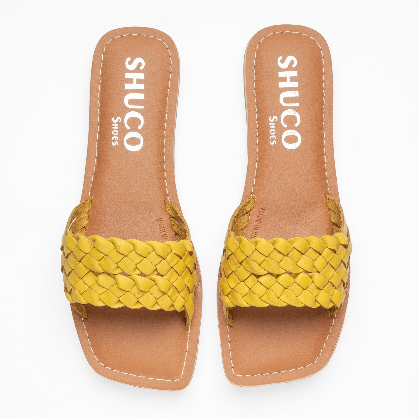 ZORA YELLOW FLAT SANDAL